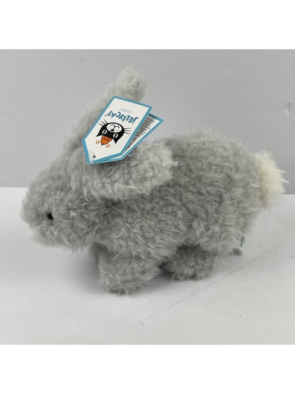 JELLYCAT Silver Hoppity Bunny 6”Plush Soft Fuzzy Rabbit Stuffed